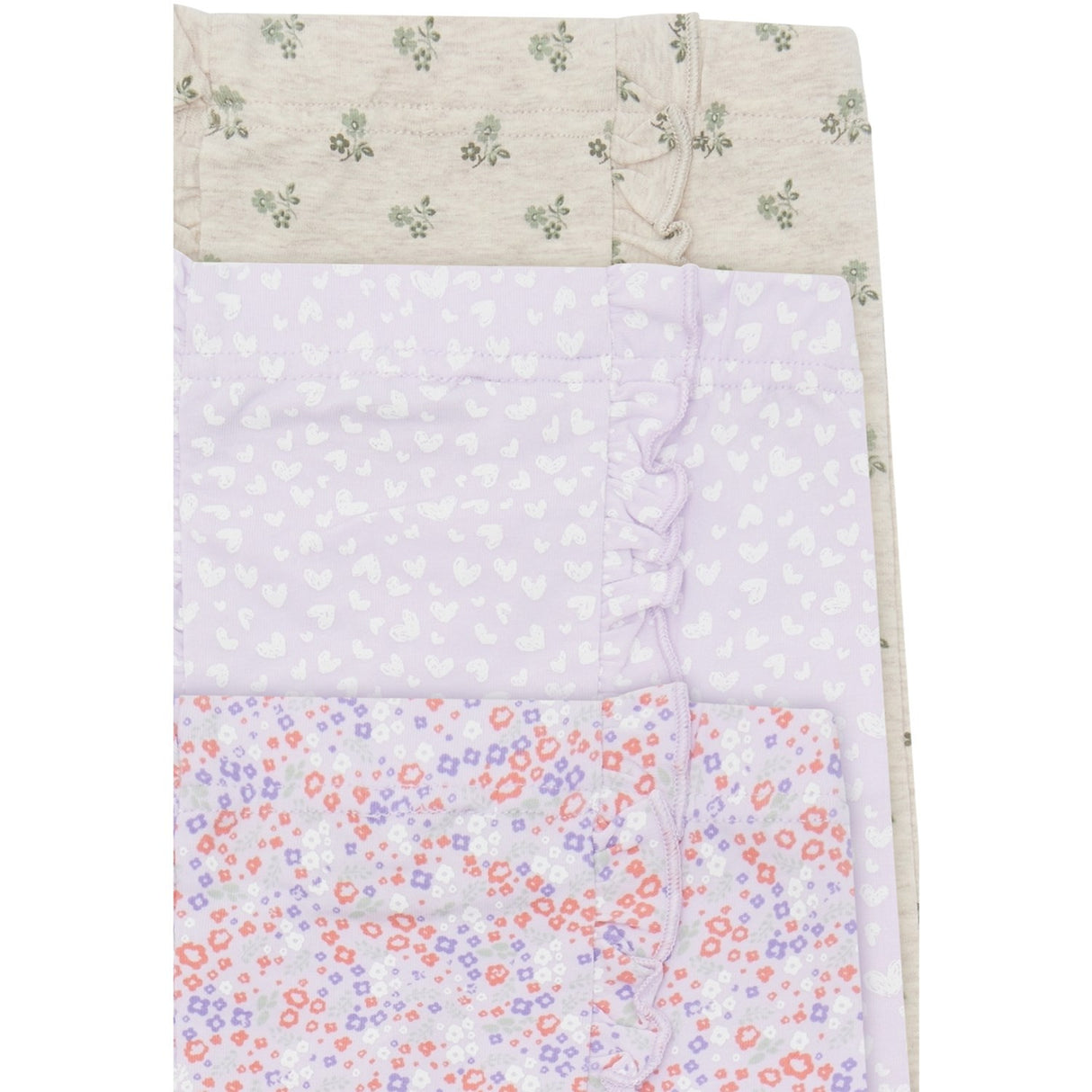 Hust & Claire Wheat Melange Liva Leggings 3-pakning