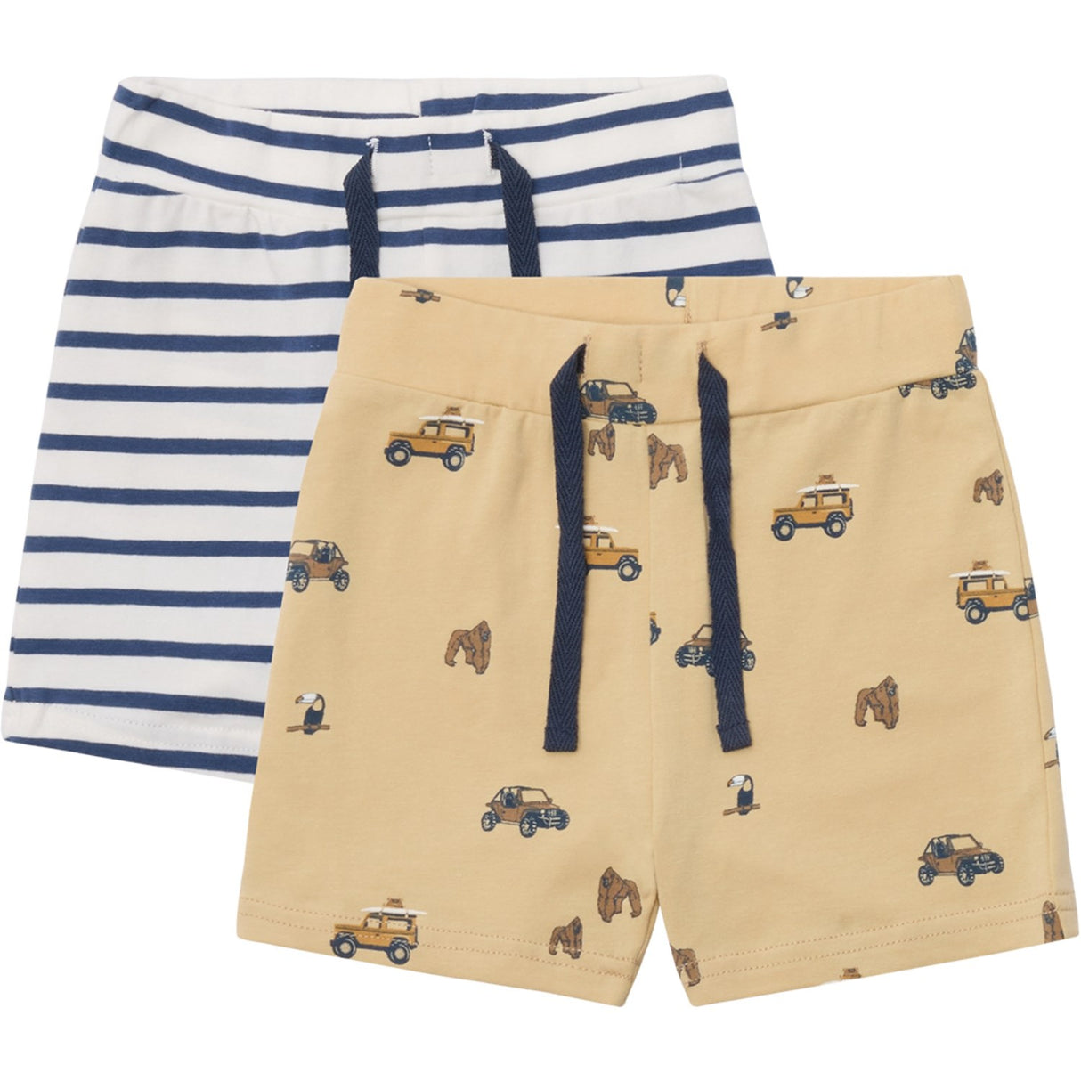 Hust & Claire Pale Khaki Hau Shorts 2-pakning