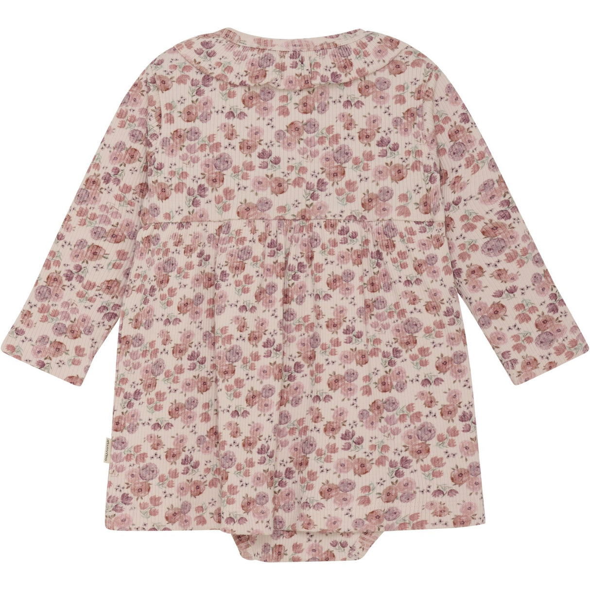 Minymo Peach Whip Kjole AOP Rib