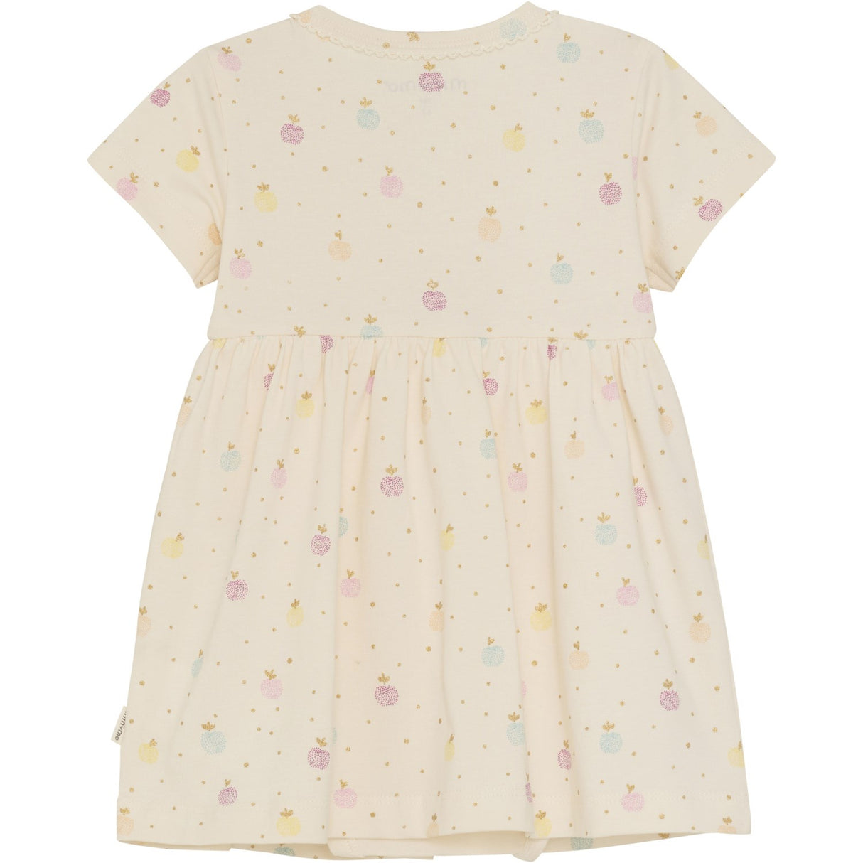 Minymo White Swan Body Kjole AOP