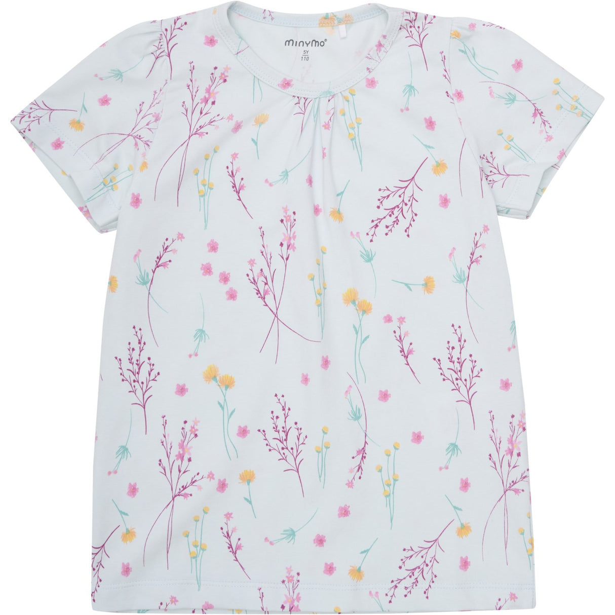 Minymo Wan Blue T-Shirt og Shorts Sett AOP