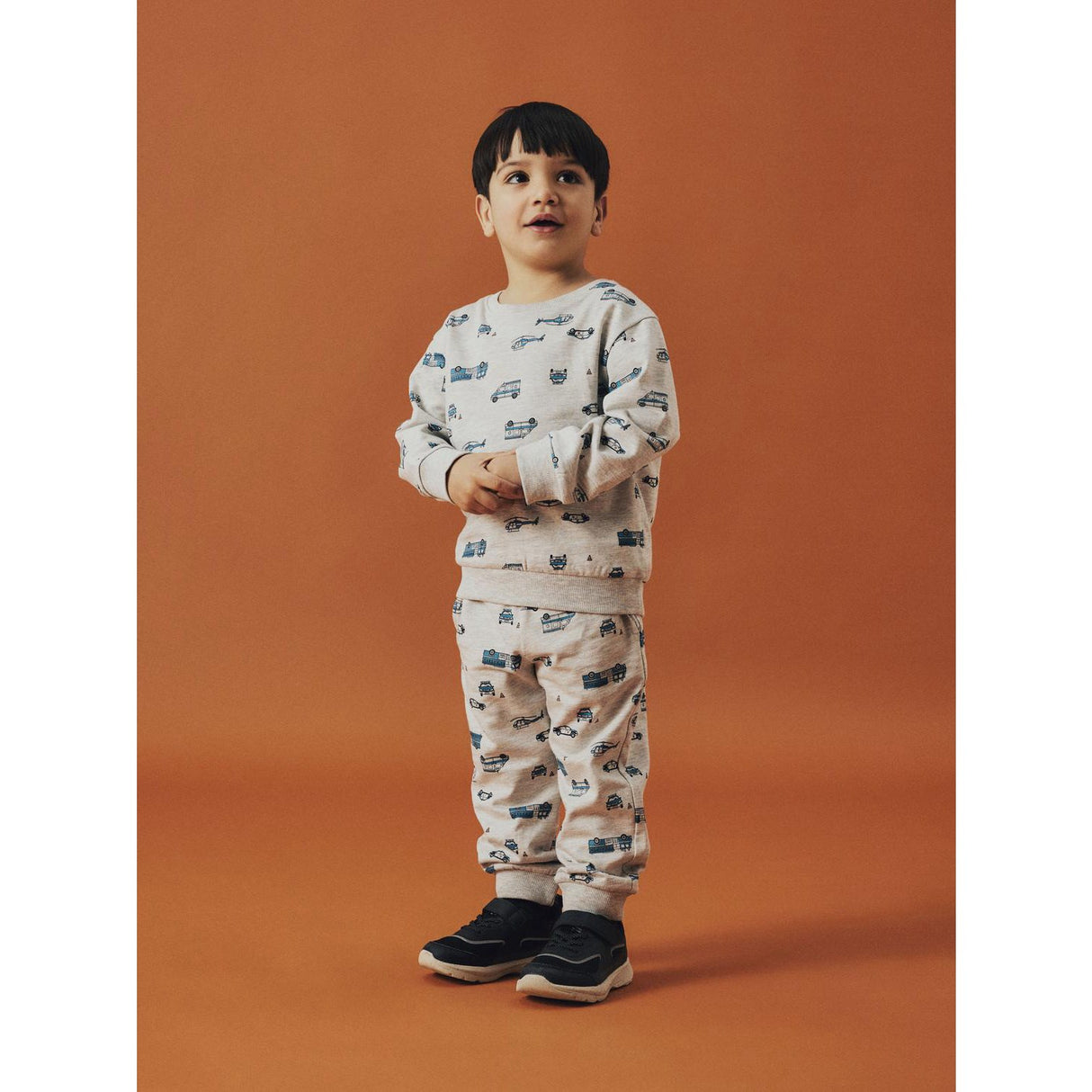 Name It Light Grey Melange Troy Regular Collegegenser