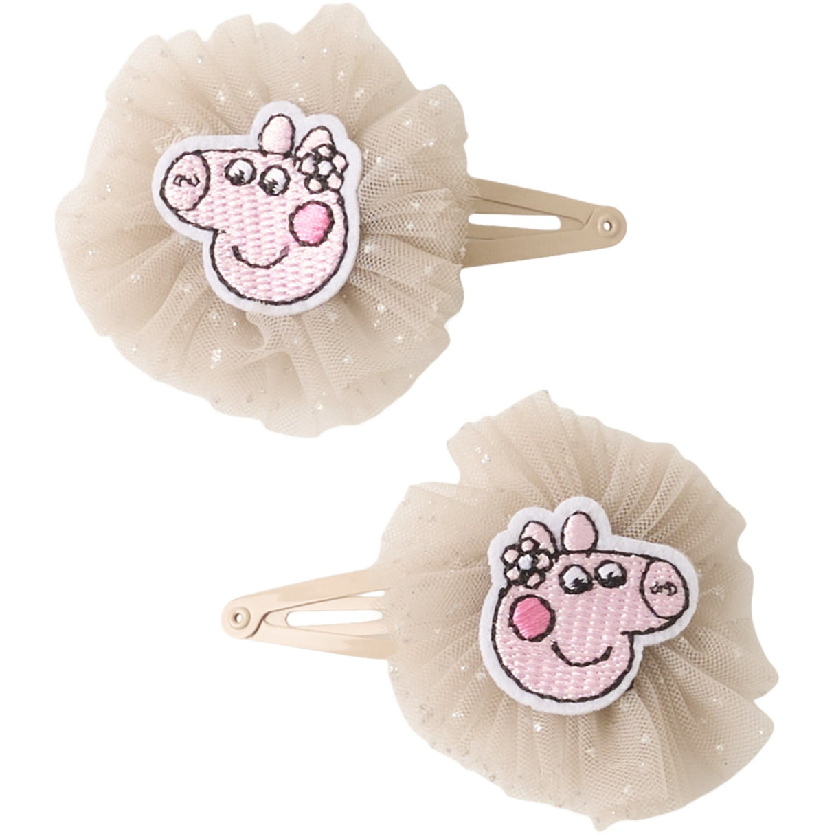 Name It Pure Cashmere Darin Peppa Pig 2-Pack Hårspenner