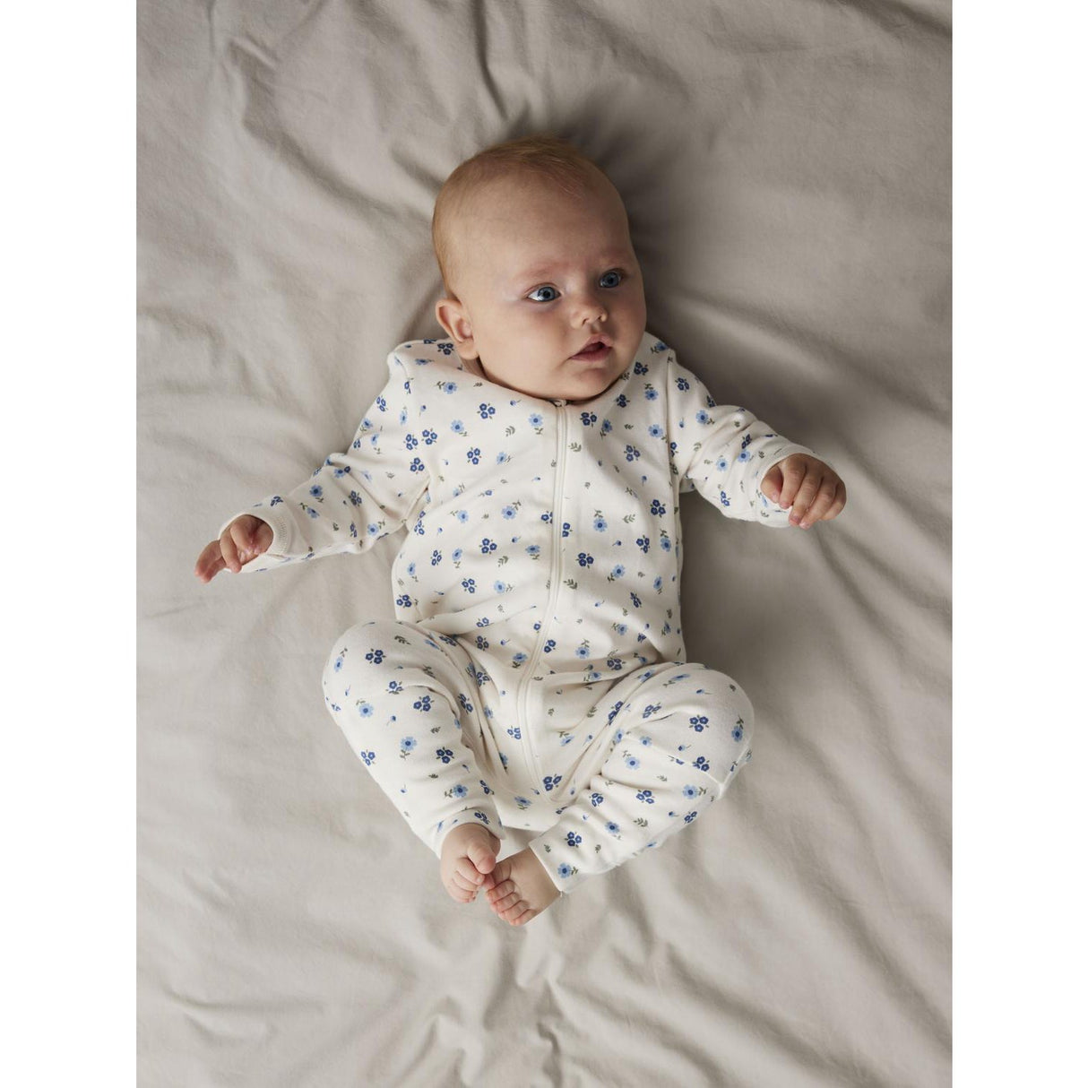 Name It Jet Stream Nattdrakt 2-Pakning Zip Jet Flower Noos