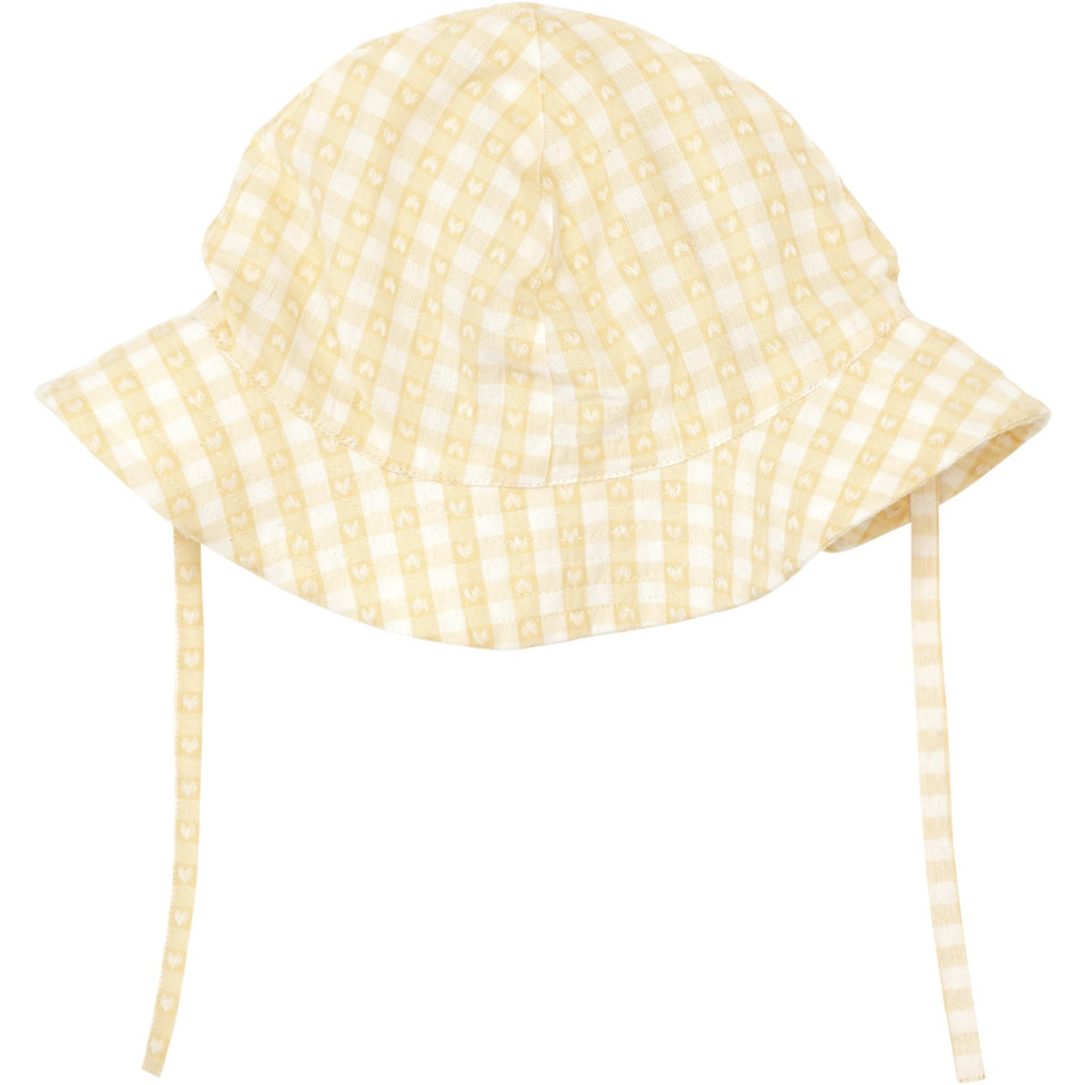 Flöss Soft Yellow Heart Gingham Olivia Solhat