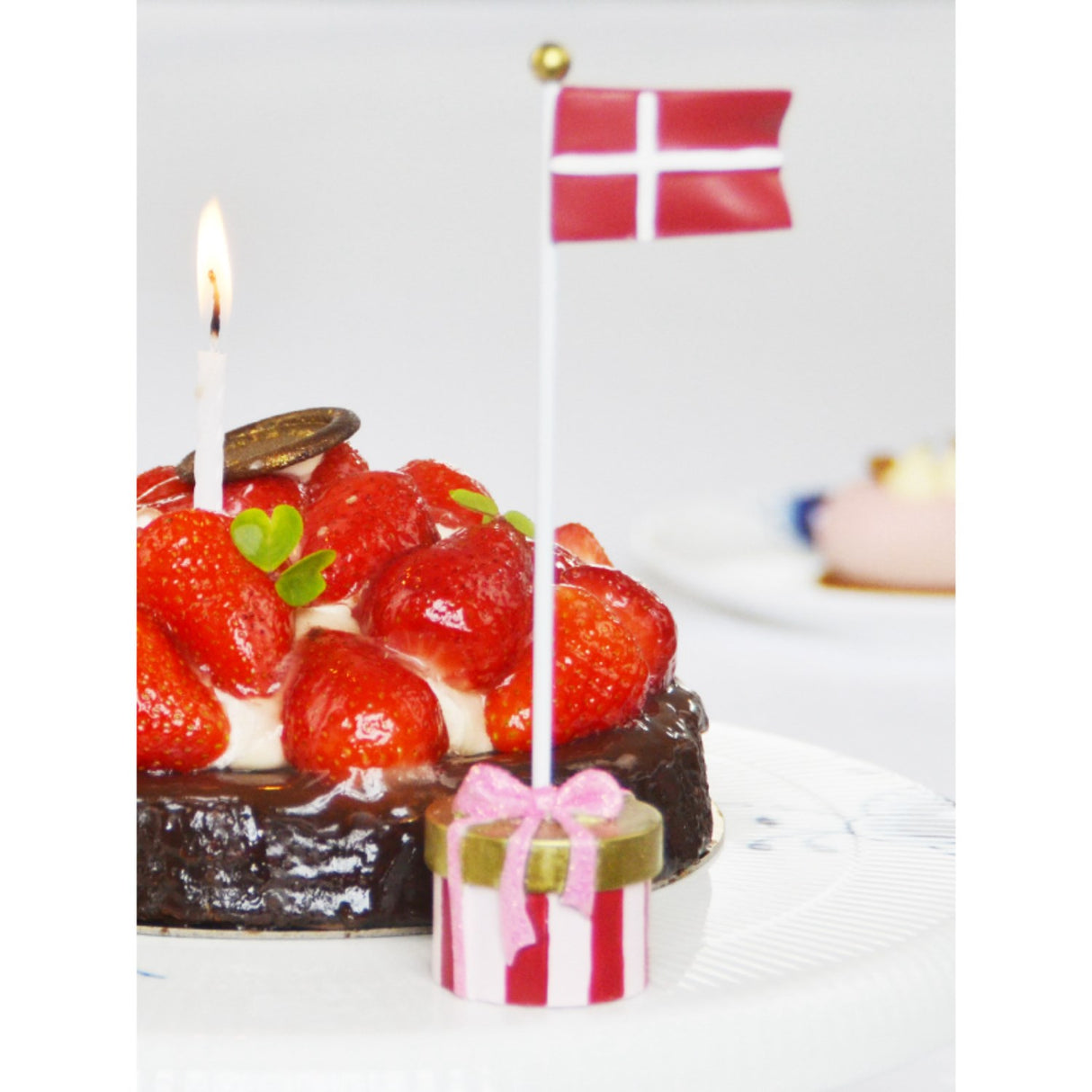 Kids by Friis Bordflagg Stor Pakke i Rosa og Rødt