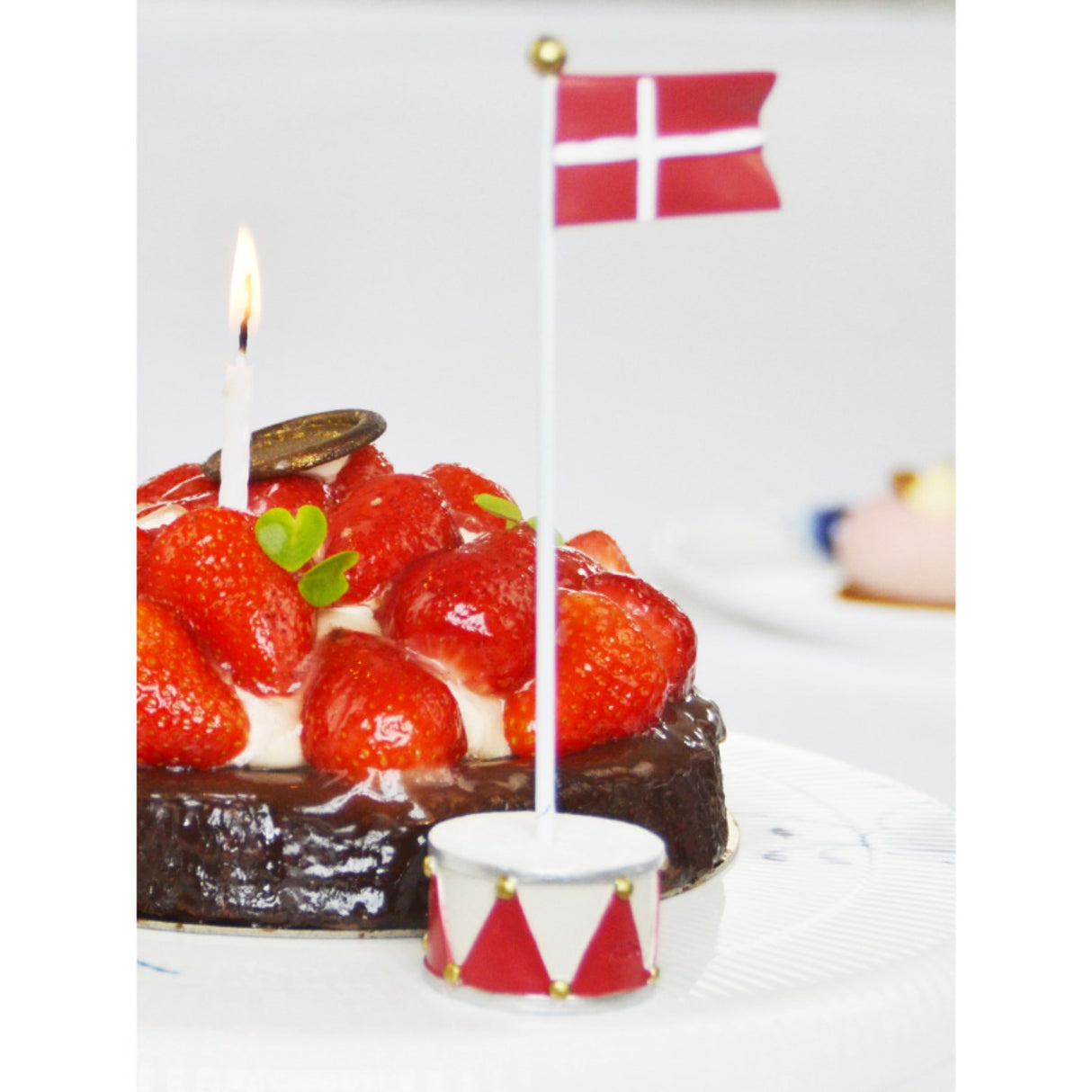 Barn fra Friis Bordflagg Tromme