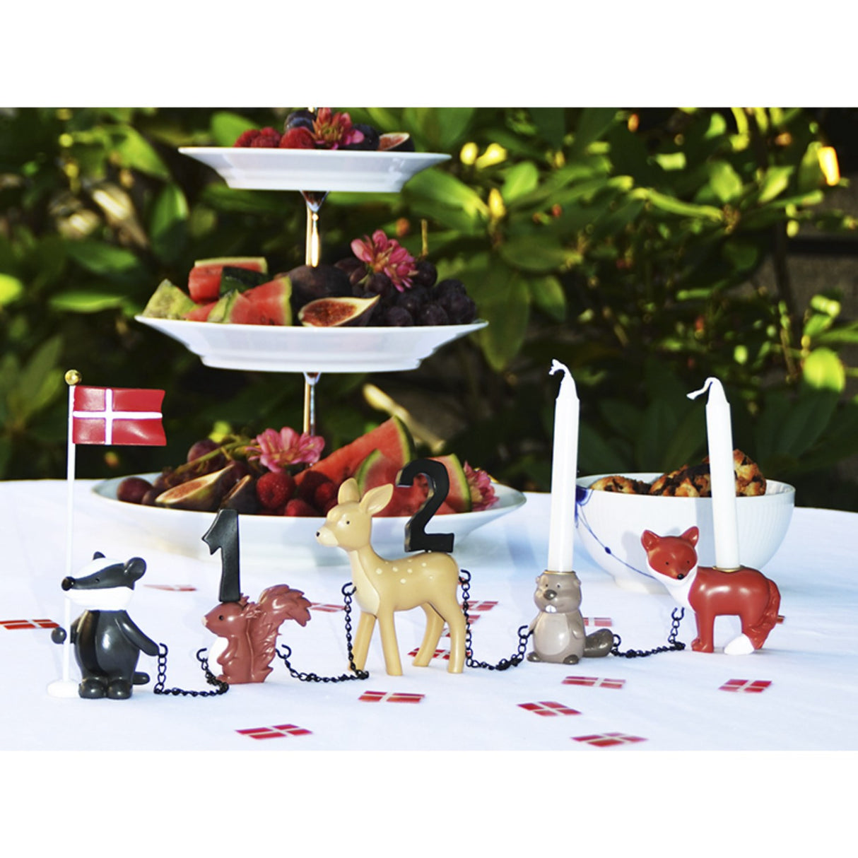 Kids by Friis Bursdagstog skogsdyr med 11 tall