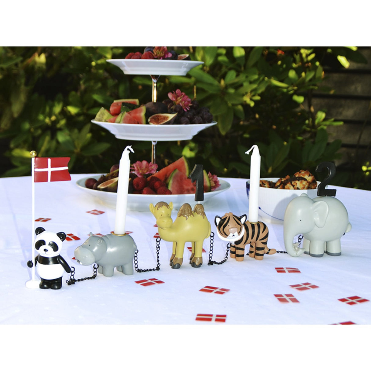 Kids by Friis Bursdagstog Zoo dyr m. 11 tall