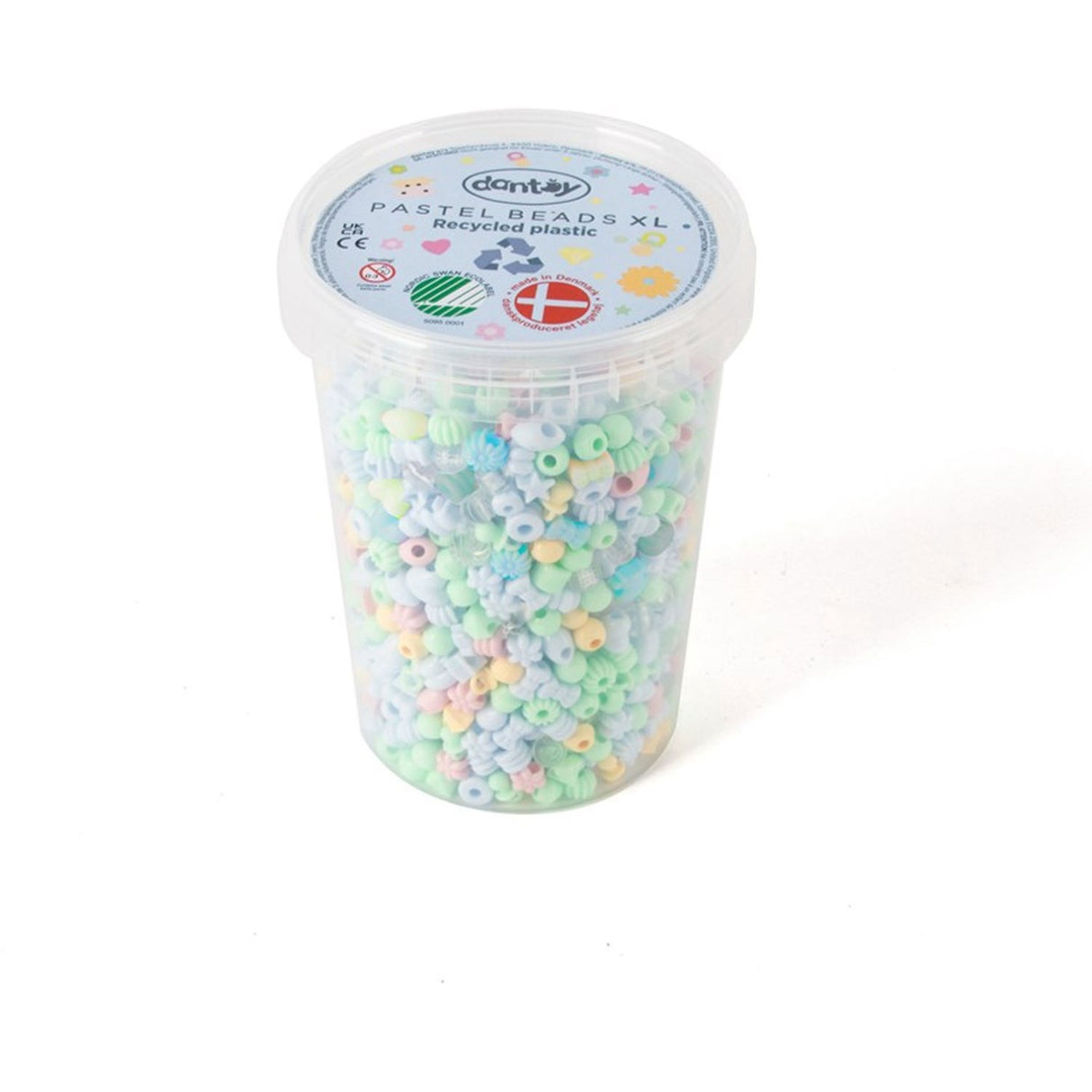 Dantoy Blandede Farger Pastellperler XL