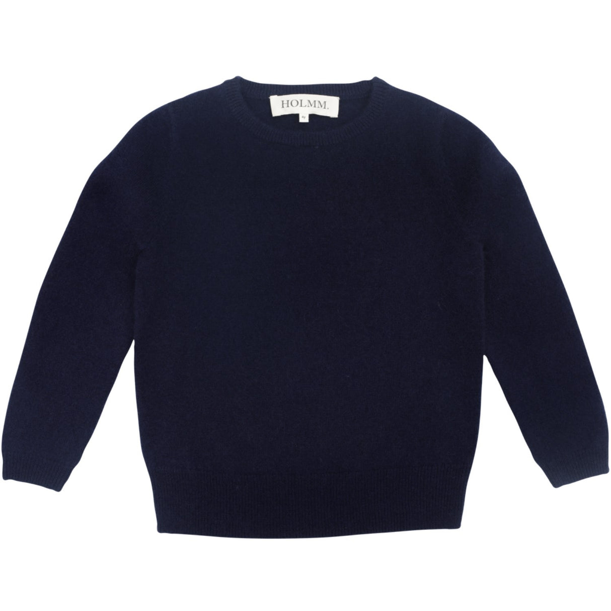 HOLMM Navy Billy Cashmere Strikk Sweater
