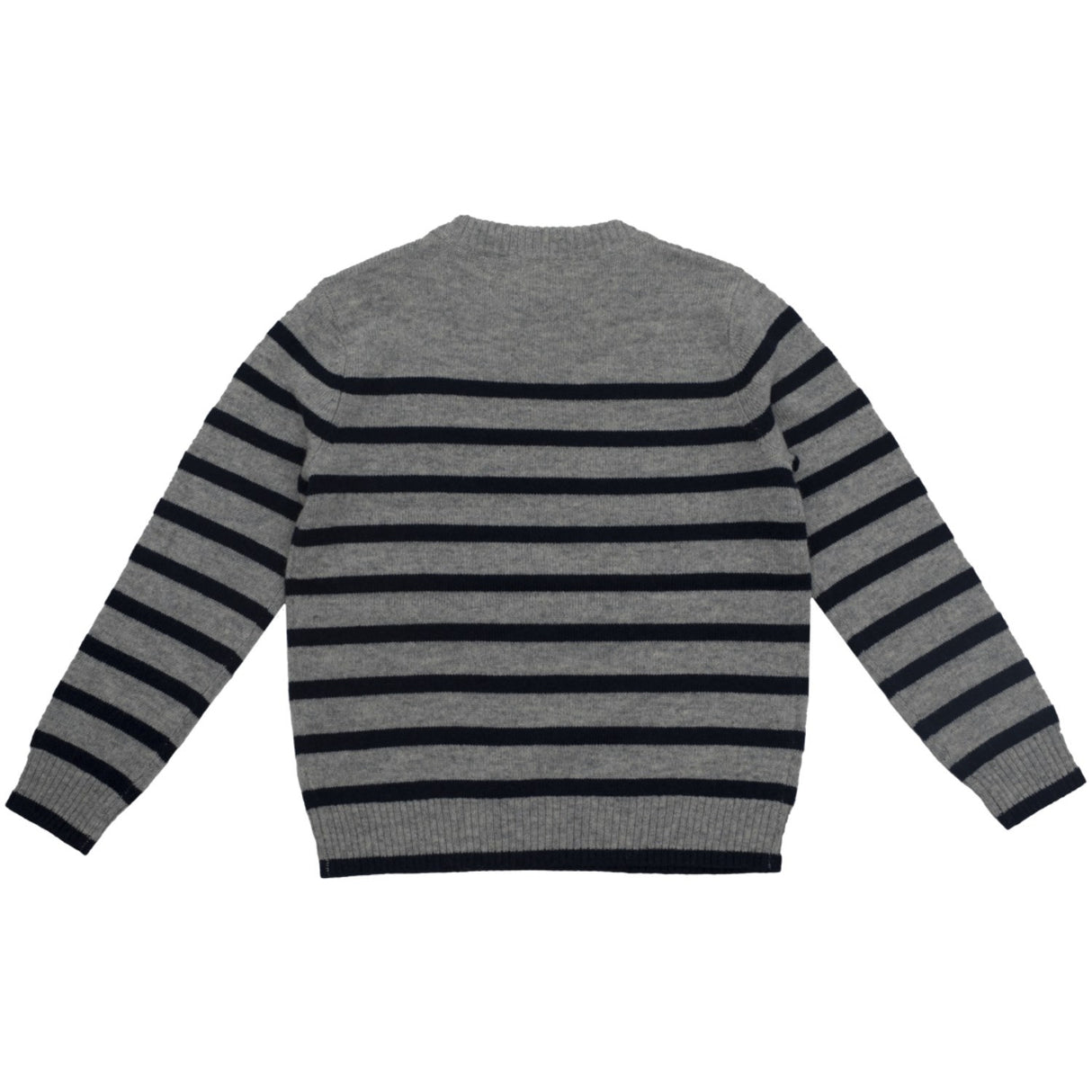 HOLMM Oxford Stripe Obay Cashmere Strikk Sweater