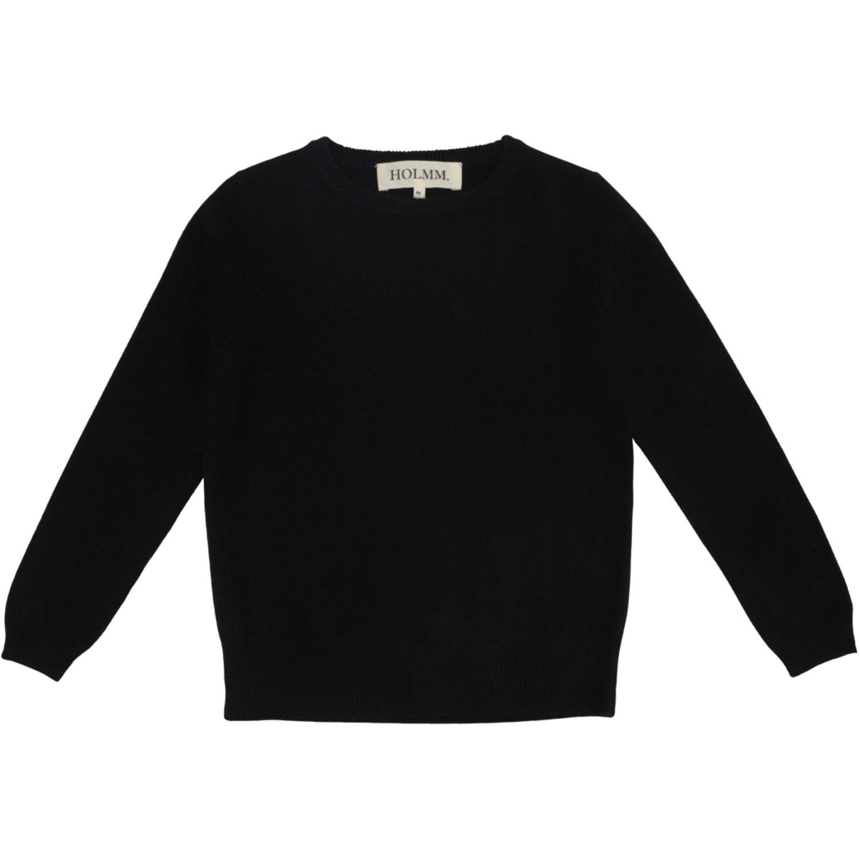 HOLMM Black Billy Cashmere Strikk Sweater