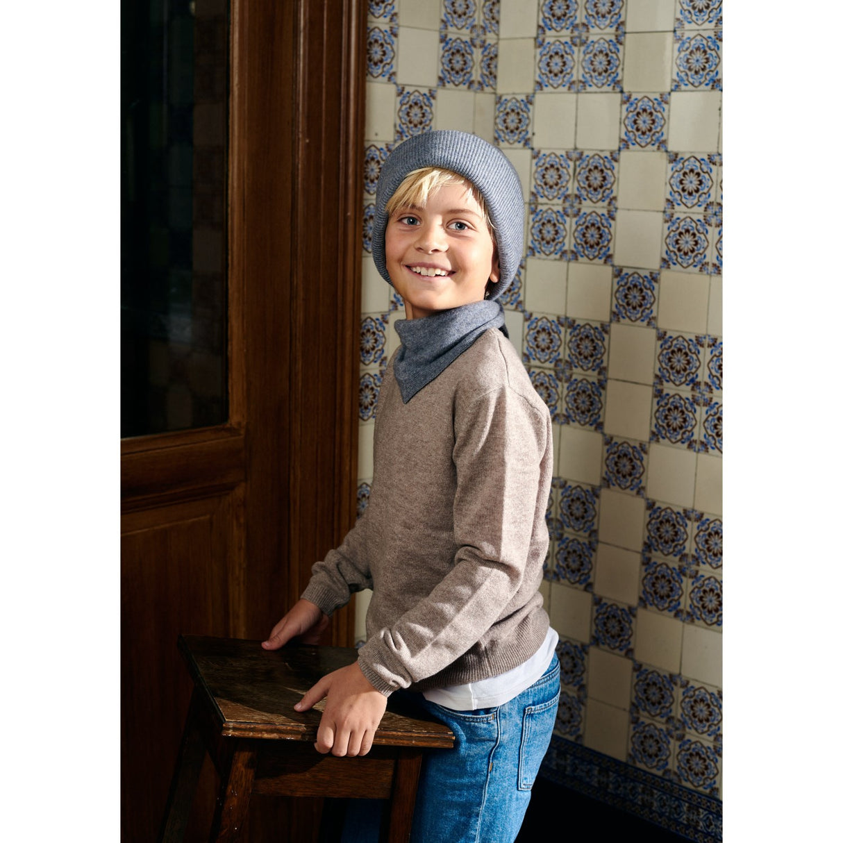 HOLMM Toast Billy Cashmere Strikk Sweater