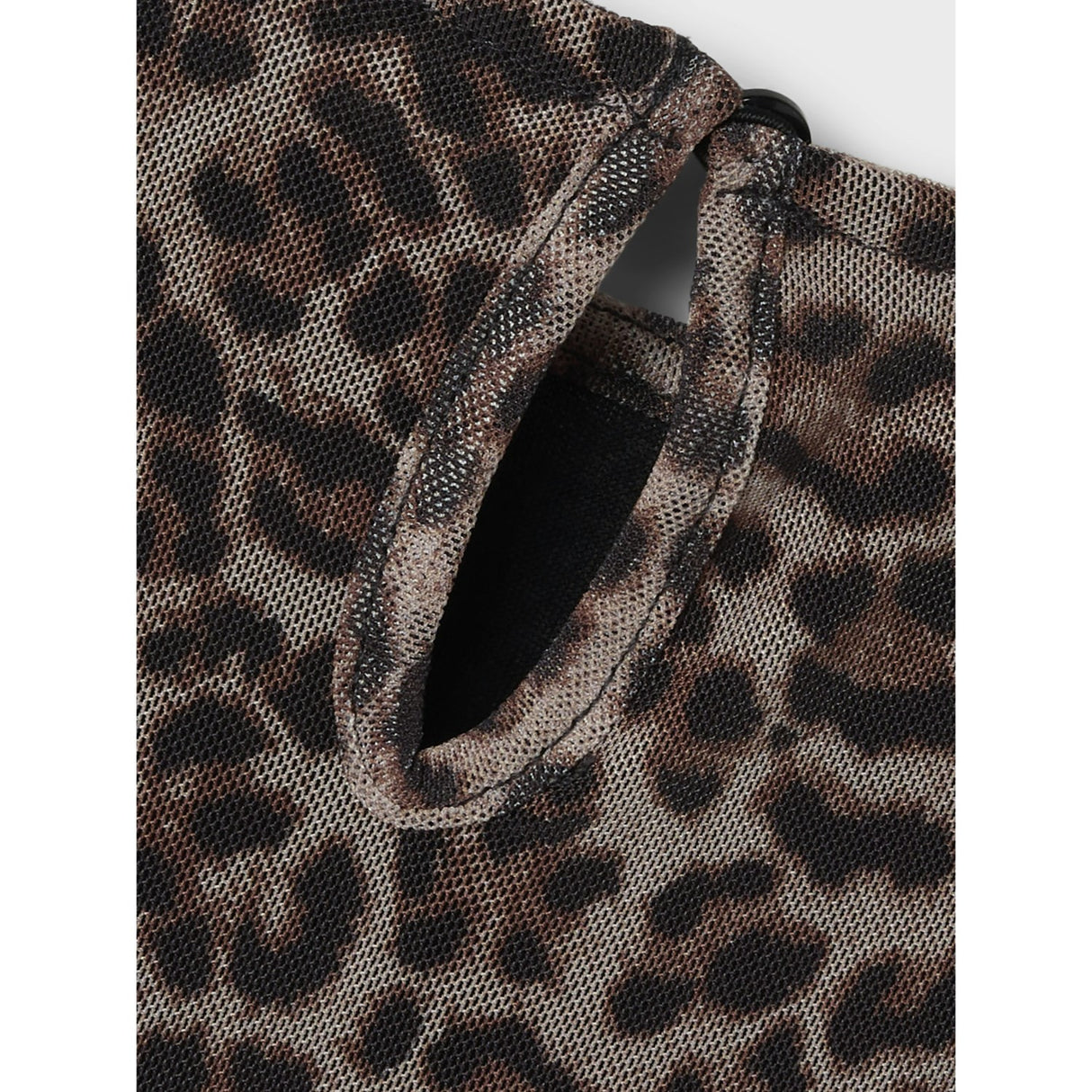 Name It Black Animal Silje Kjole