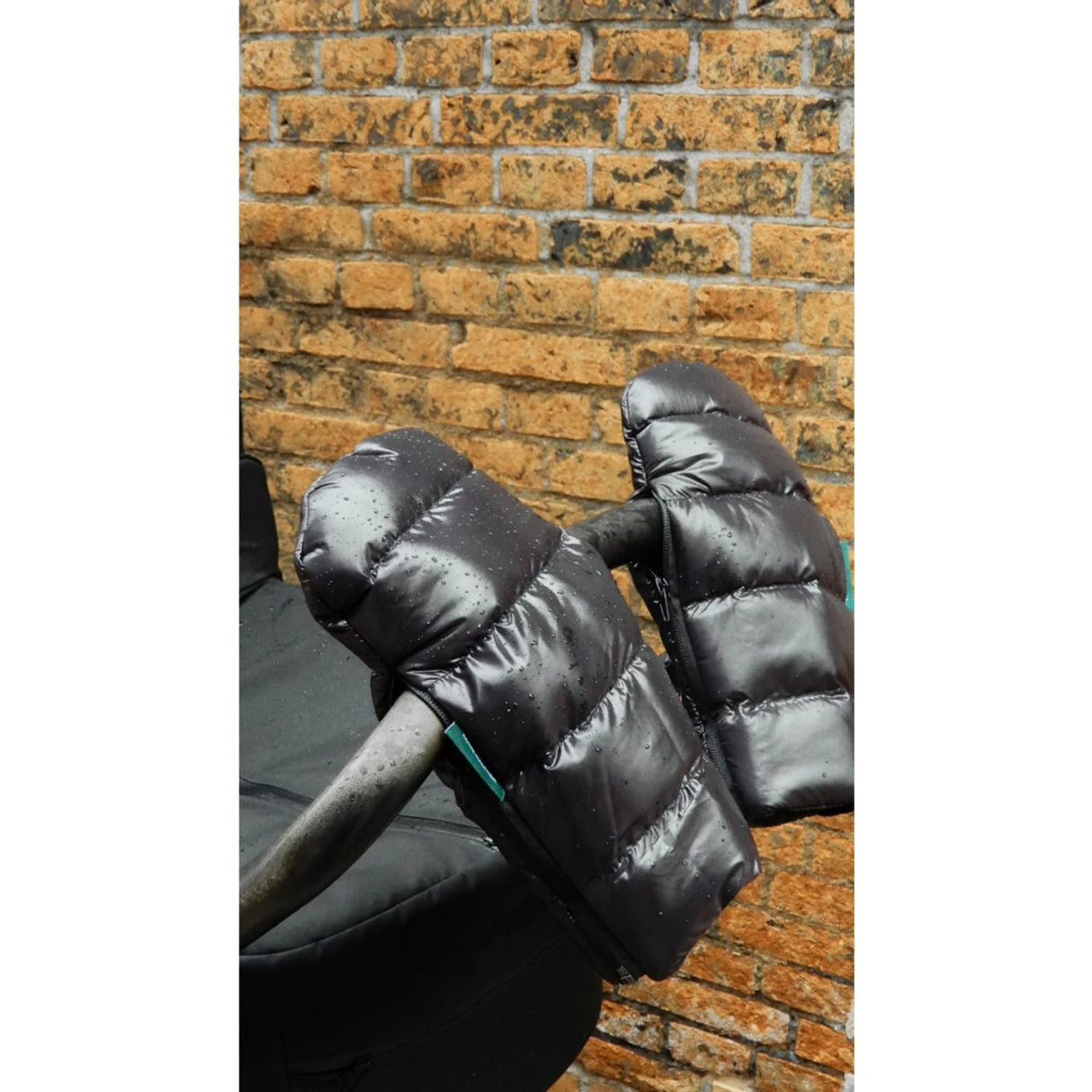 KongWalther Puffer svart Østerbro Barnevognhansker