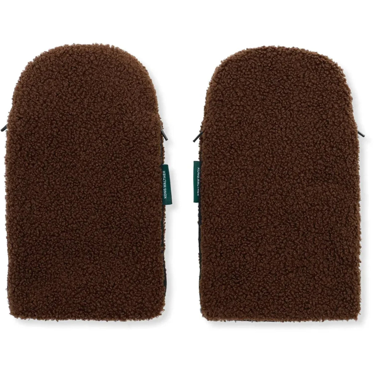 KongWalther Chocolate Brown Teddy Østerbro Barnevognhansker