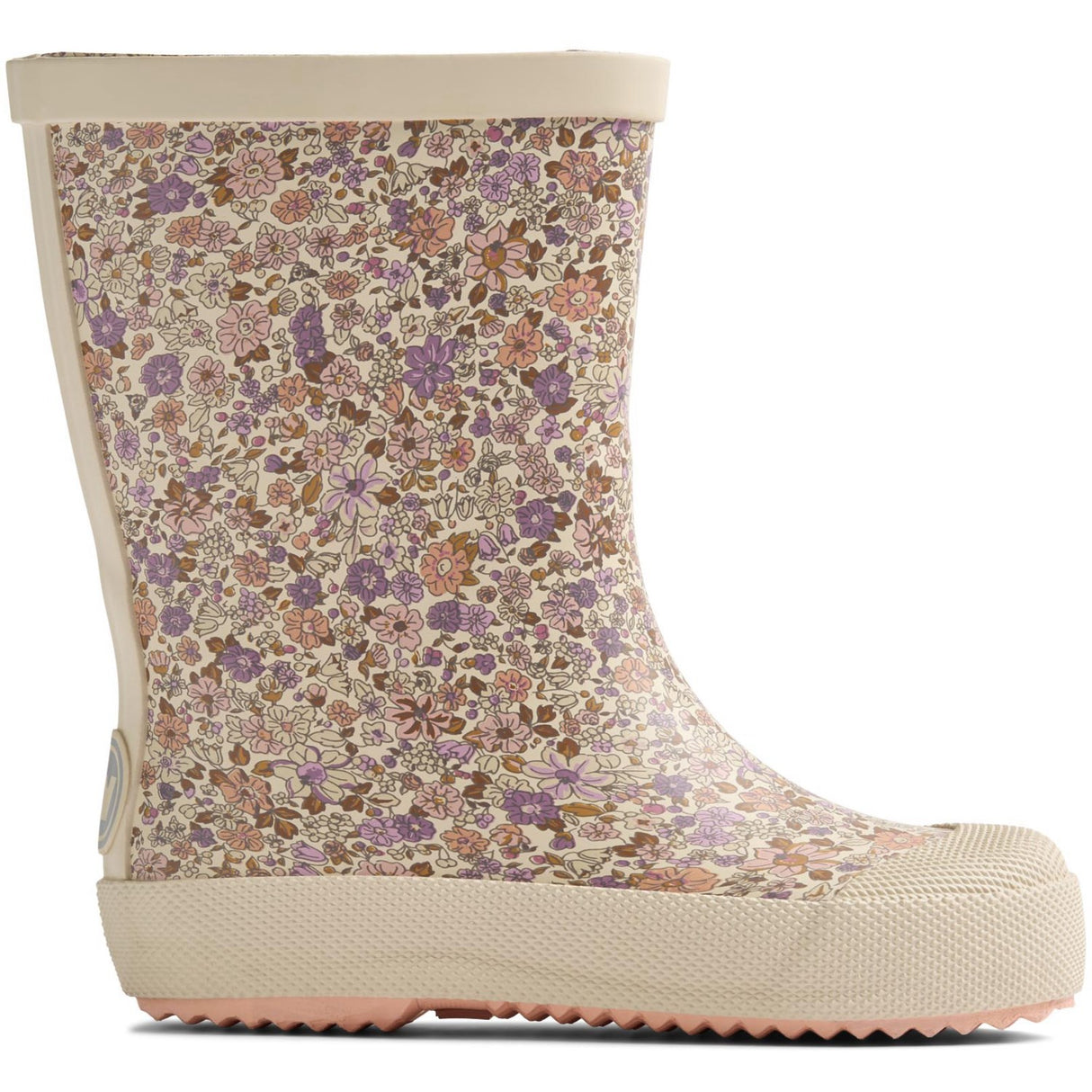 Wheat Lilac Flower Meadow Rubber Støvler Muddy