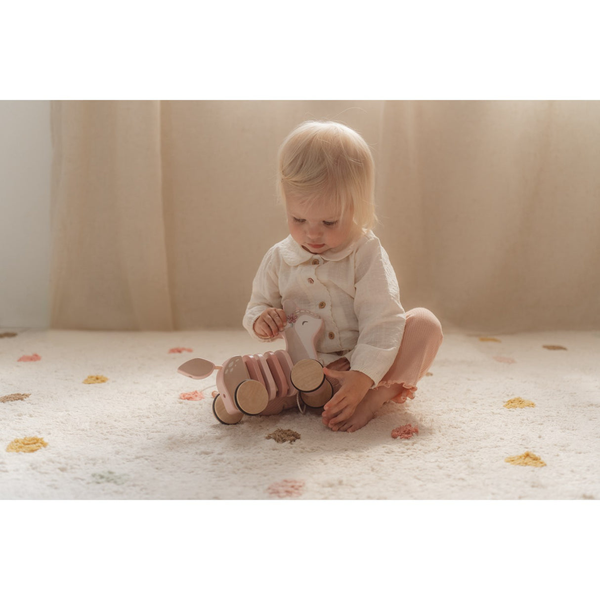 Little Dutch Fairy Garden Pink Trekkdyr Rådyr