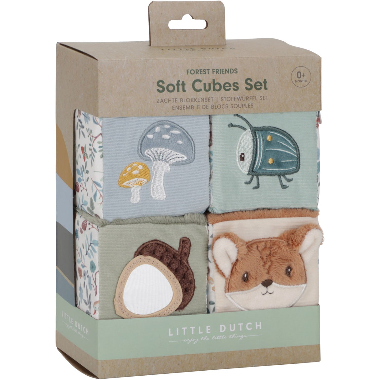 Little Dutch Forest Friends Blue Aktivitetsterninger 4-Pakke