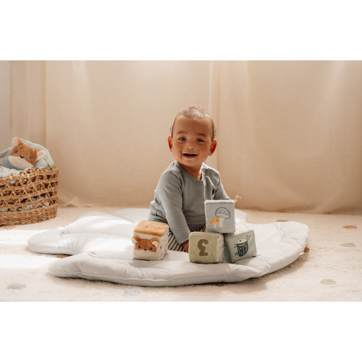 Little Dutch Forest Friends Blue Aktivitetsterninger 4-Pakke