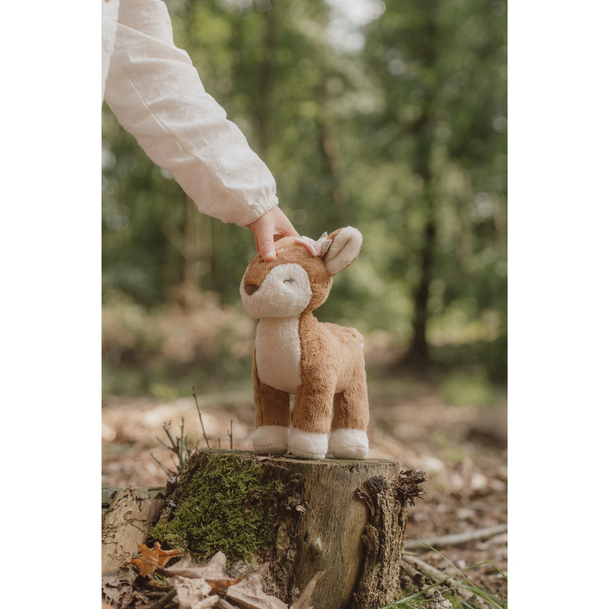 Little Dutch Fairy Garden Pink Kramme Teddybjørn Deer