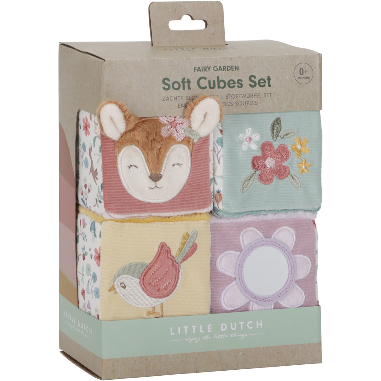 Little Dutch Fairy Garden Pink Plys Terninger