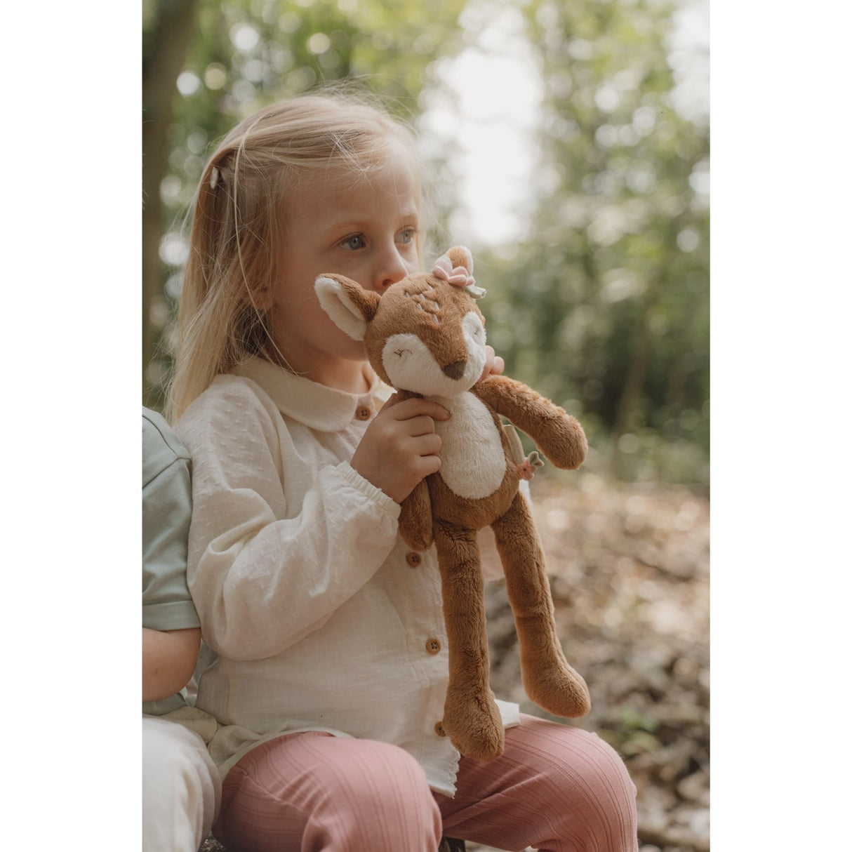 Little Dutch Fairy Garden Pink Kramme Teddybjørn Lange Ben Deer