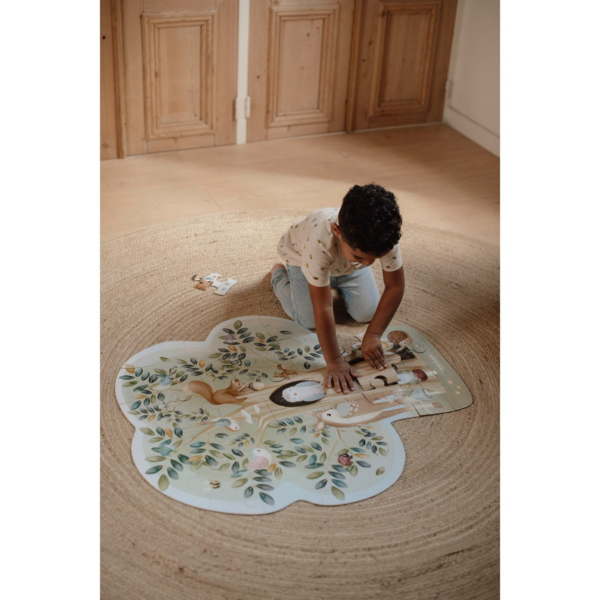 Little Dutch Forest Friends Multi Gulvpuslespil