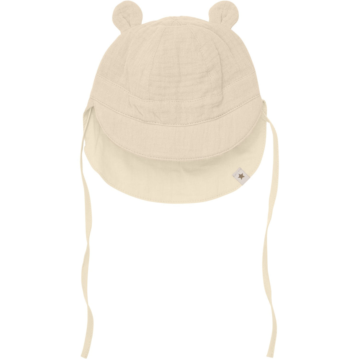 Huttelihut Irish Cream Sommerhatt Ører Muslin