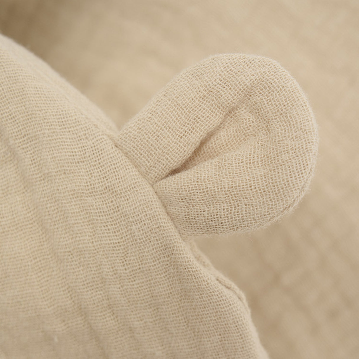 Huttelihut Irish Cream Sommerhatt Ører Muslin