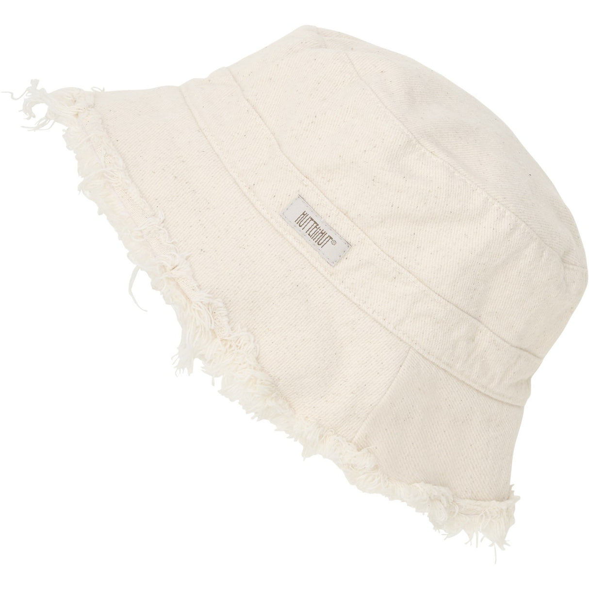Huttelihut Irish Cream Bøttehatt Lin Denim
