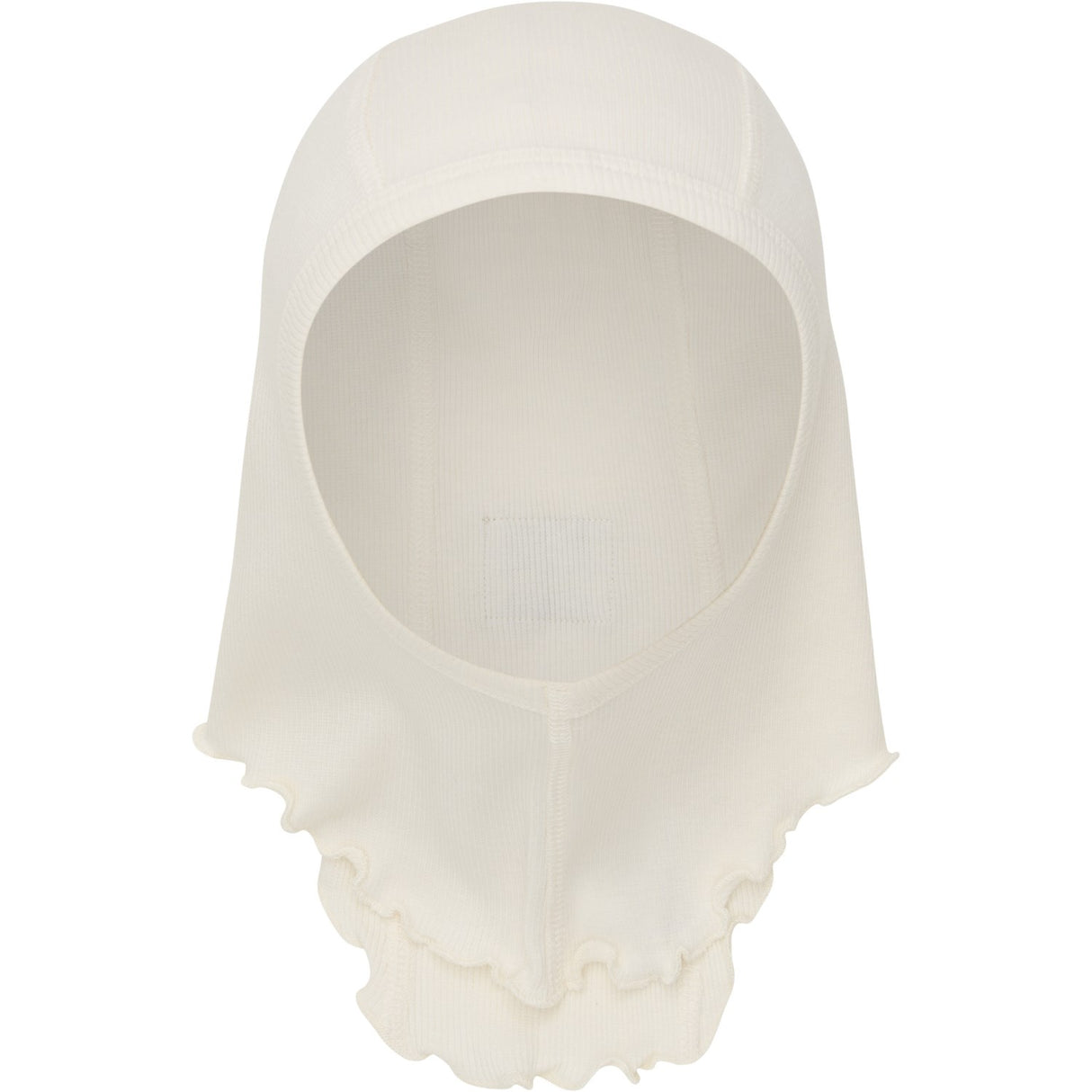 Huttelihut Antique White Balaclava Ribbe