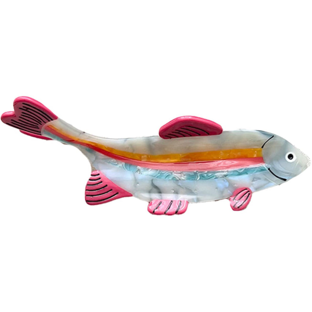 Bow's by Stær Rainbow Fish Hårklipp - Regnbue