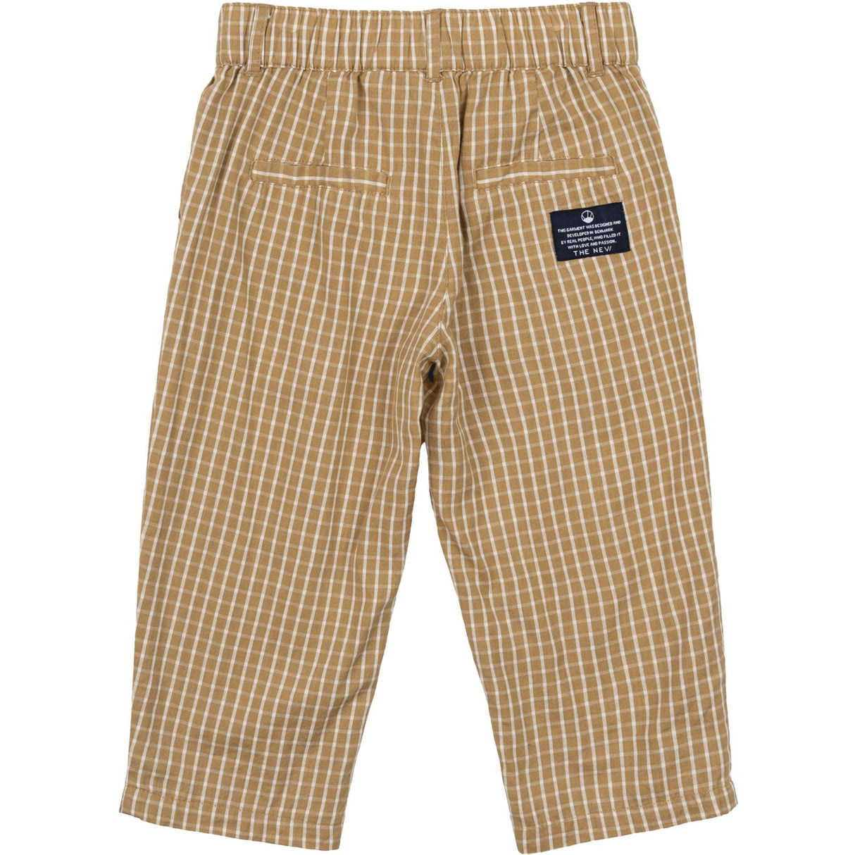 THE NEW Siblings Apple Cinnamon Check Nix Chinos