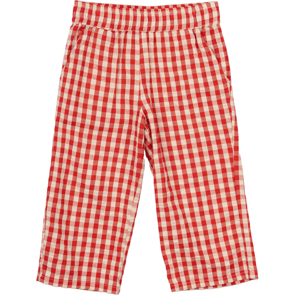 THE NEW Siblings Poppy Red Check Nelly Loose Bukser
