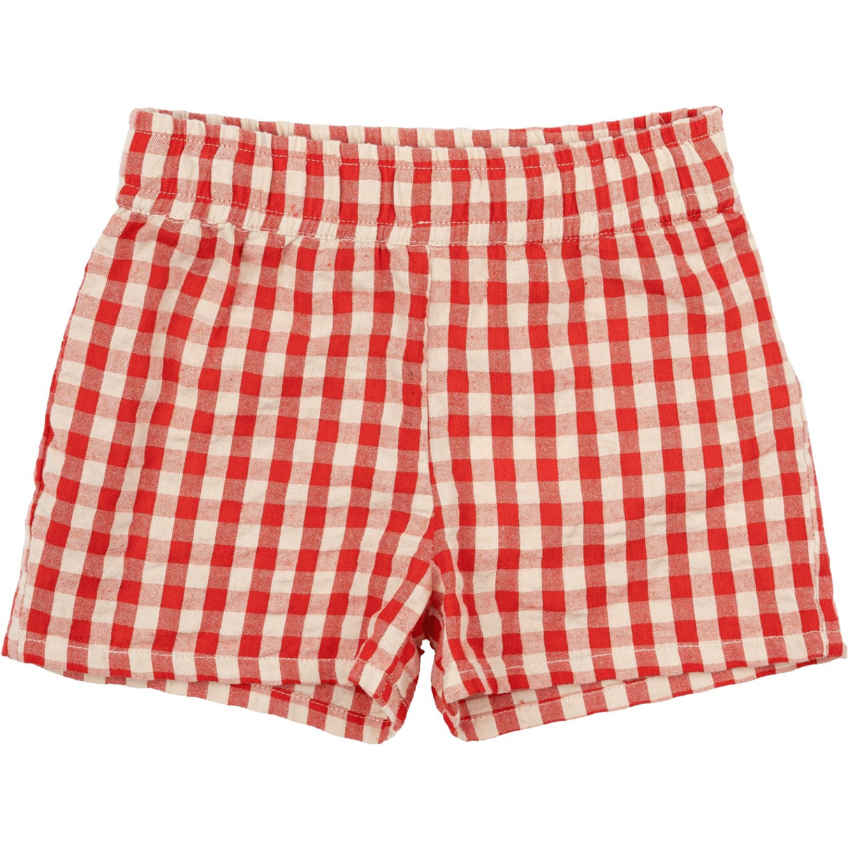 THE NEW Siblings Poppy Red Check Nelly Shorts