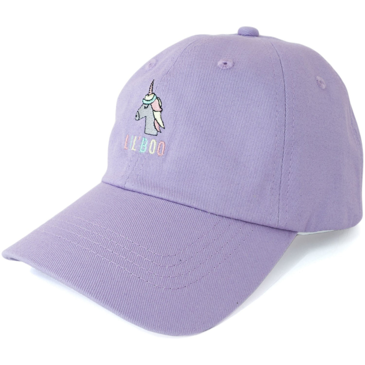 Lil' Boo Purple Unicorn Dad Caps