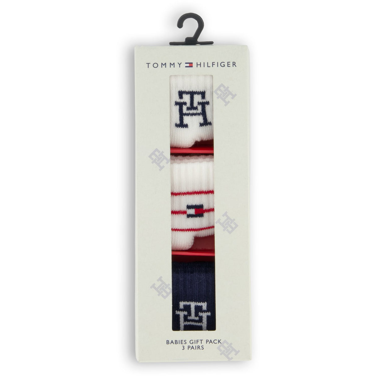 Tommy Hilfiger Tommy Original Baby Sokker 3-Pakning Gaveeske Monogram