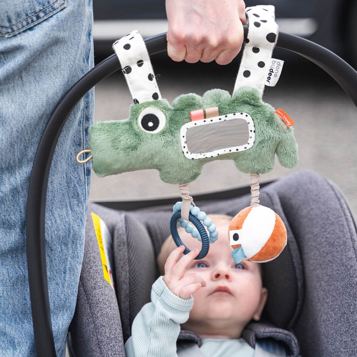 DonebyDeer Grønn Croco Aktivitetshenger