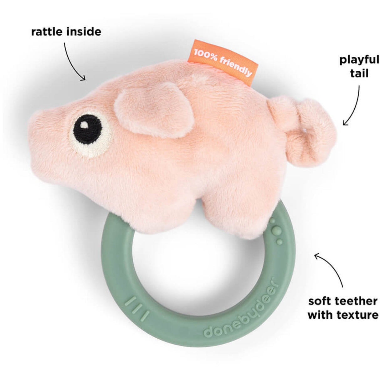 DonebyDeer Colour Mix Sanserangle m/Teether Pigee