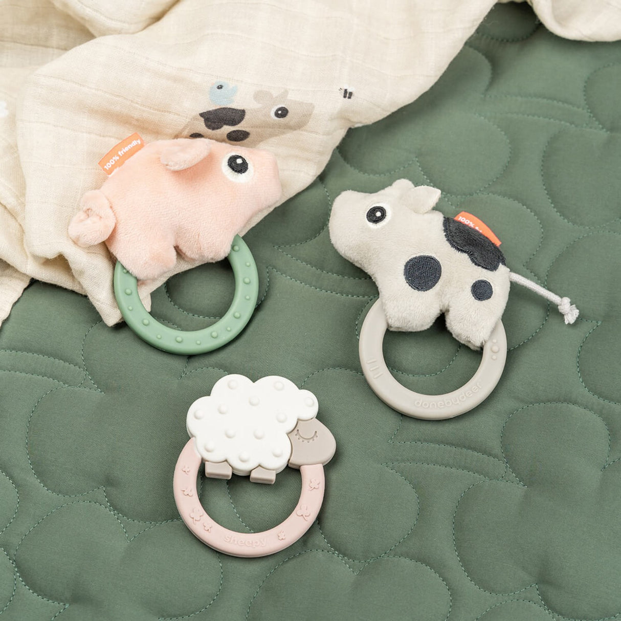 DonebyDeer Colour Mix Sanserangle m/Teether Pigee