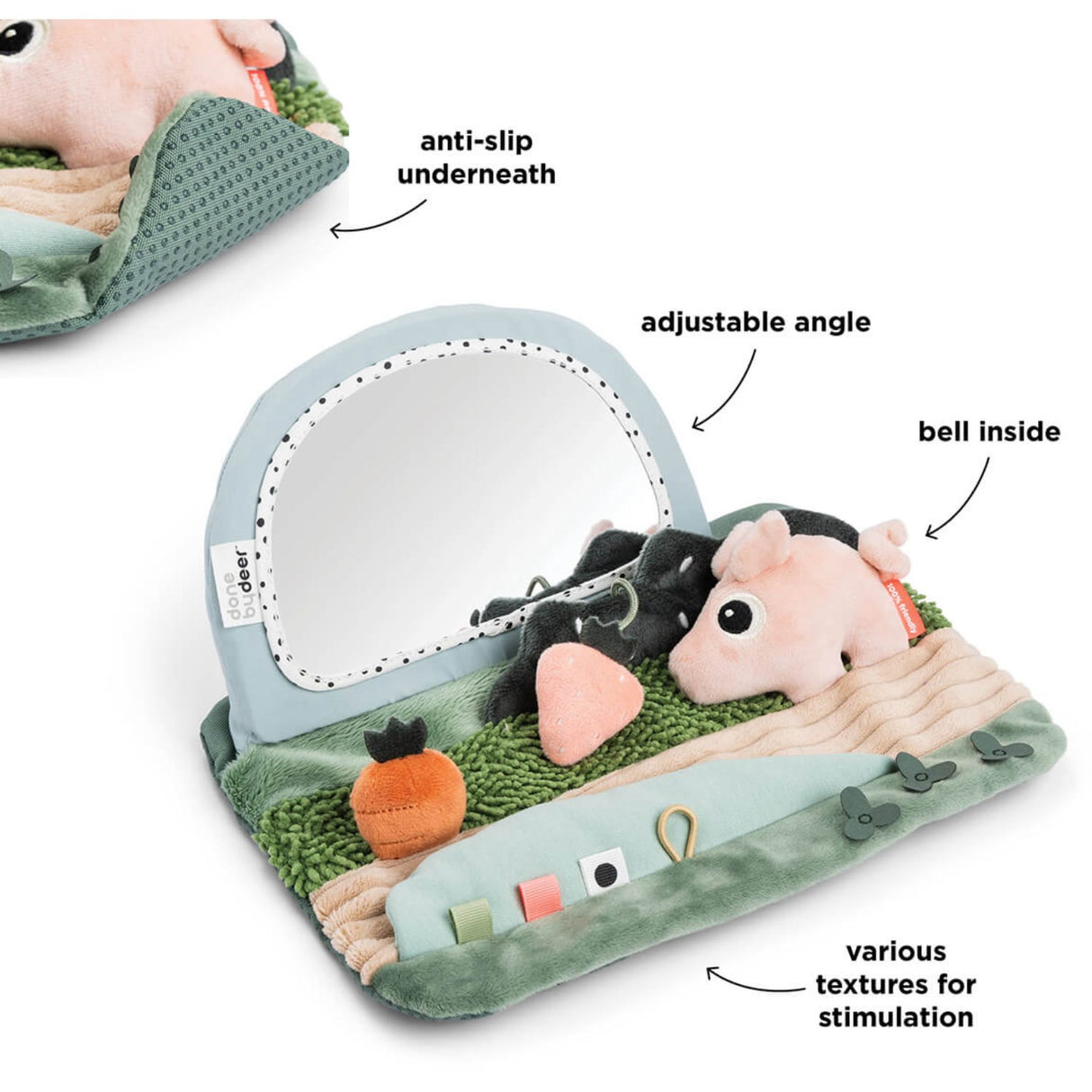 DonebyDeer Color Mix Magetid Sensory Mirror Tiny farm