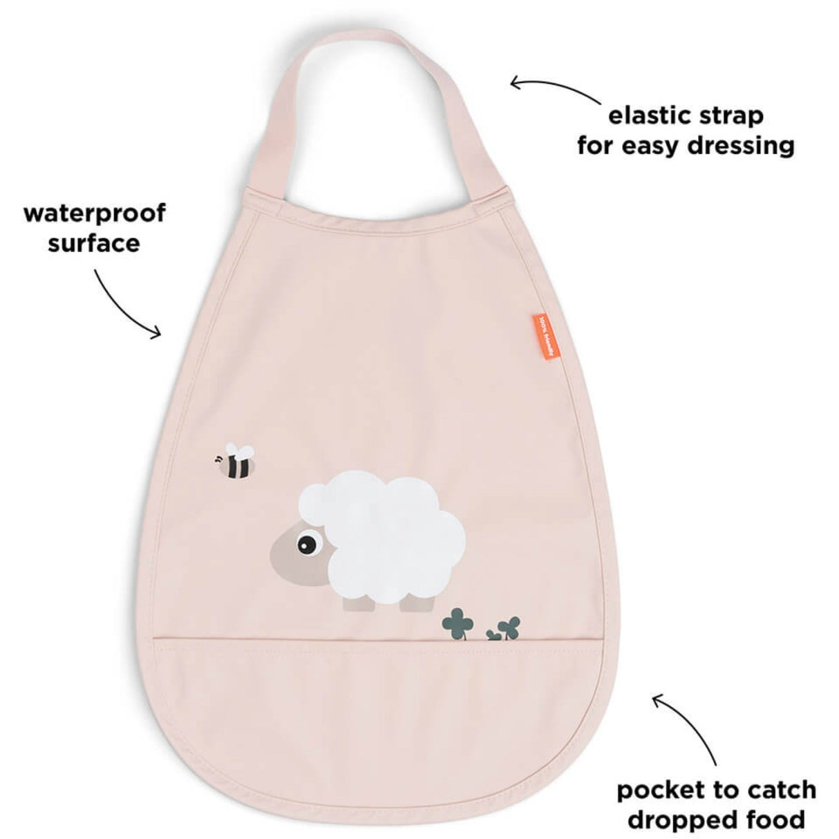 DonebyDeer Powder Pull-Over Bib Tiny Farm