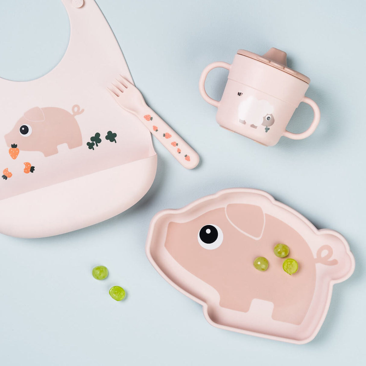 DonebyDeer Powder Silikon Stick&Stay Plate Pigee