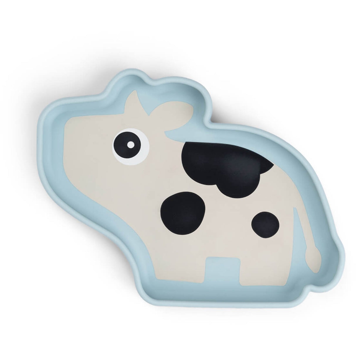 DonebyDeer Blå Silikon Stick&Stay Plate Dotti