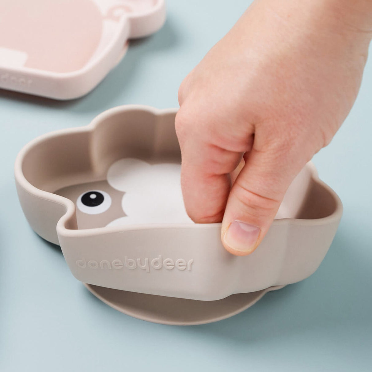 DonebyDeer Sand Silikonstift og Stagskål Saueaktig