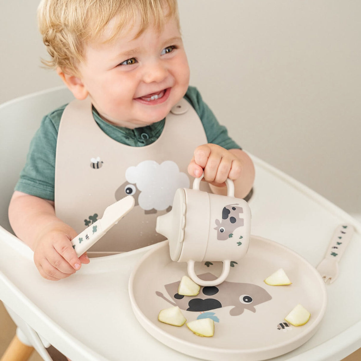 DonebyDeer Sand Foodie Bestikksett Tiny farm