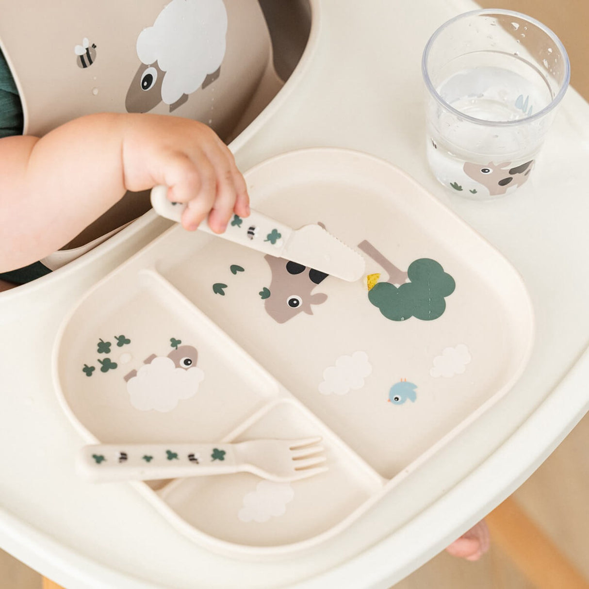 DonebyDeer Sand Foodie Bestikksett Tiny farm