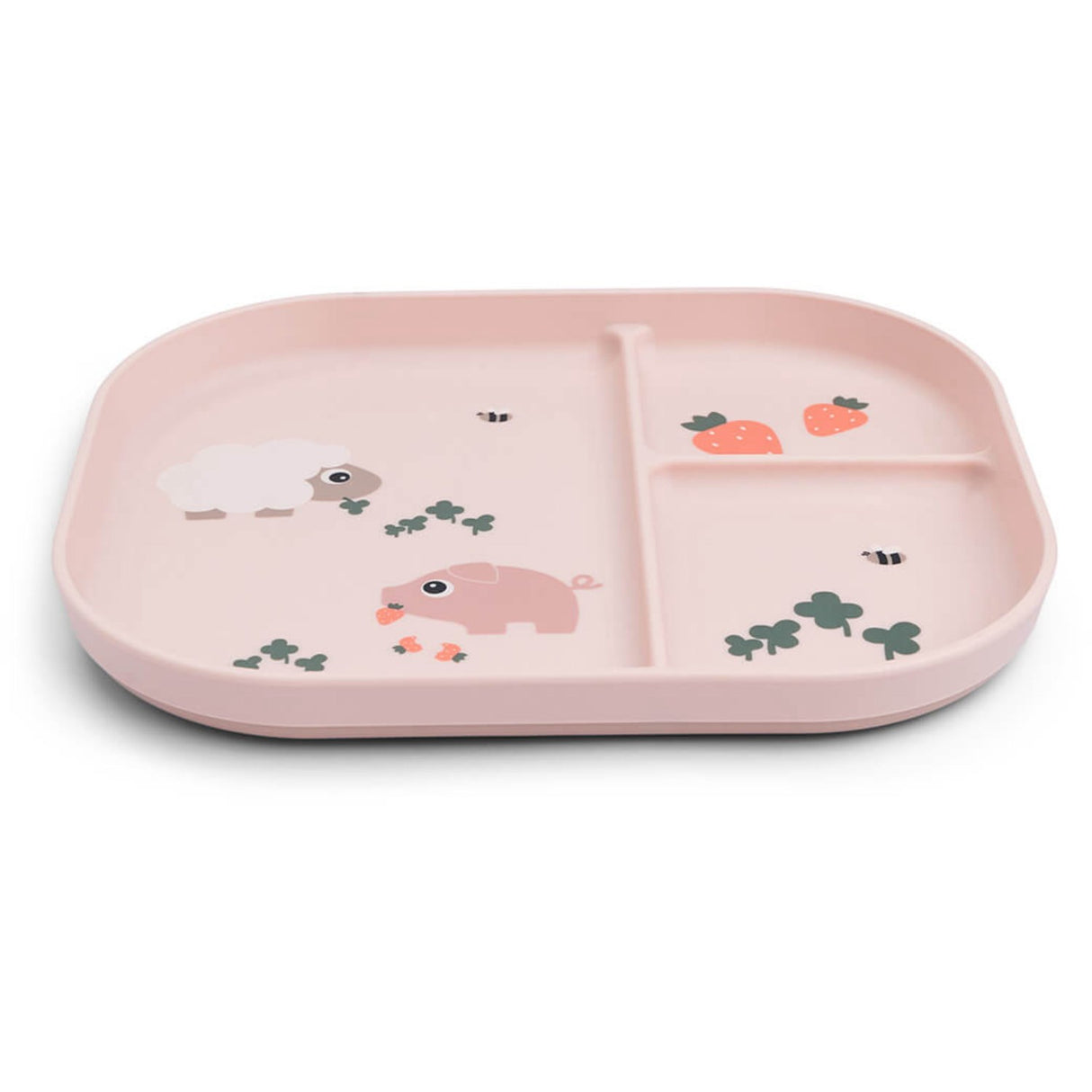 DonebyDeer Powder Foodie Delt tallerken Tiny farm